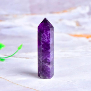 Natural stone Amethyst wands crystal tower 