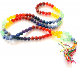Chakra japa mala 109 beads | size:8 mm bead