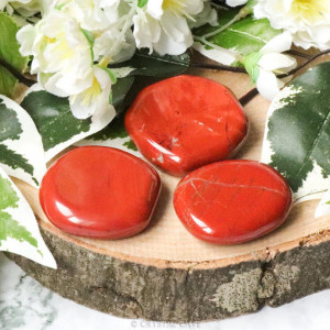 Natural Red Jasper Worry Stones for wholesale crystals thumb stone healing crystals