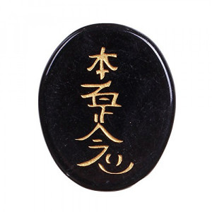 Black obsidian reiki healing stones Engraved Fengshui Symbols spiritual arrowheads for sale 