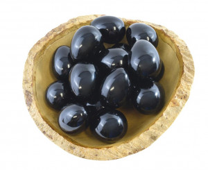 Black obsidian eggs