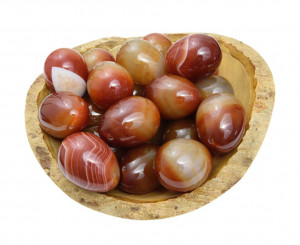 Carnelian stones eggs