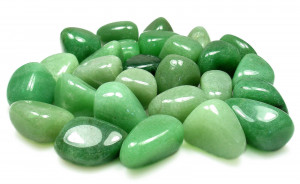 Green aventurine tumble stone