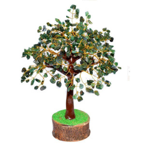 Green jadem-seal tree | Nice Life Tree Natural Citrine Tree Green jadem-seal  Tree with Rough Gem Stone Base Wonderful Home Decoration Gifts 300 Chips 