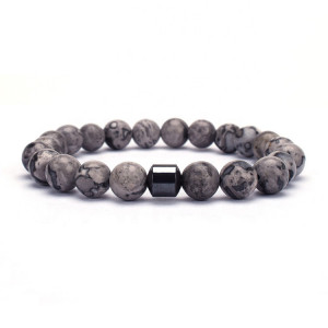 Order online for Lava Stone Bracelet With Chakra Beads 