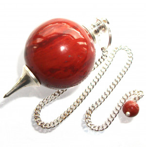 Red jasper dowsing pendulum
