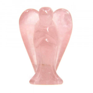 Rose quartz angel