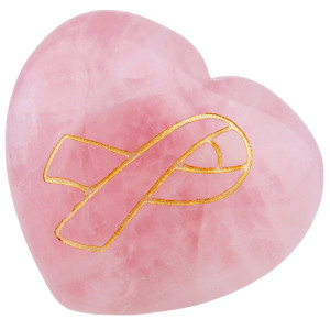 Rose quartz (batch symbol) puffy heart
