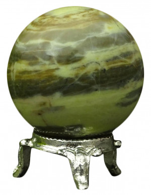 Sepentine stone sphere