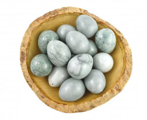 White agate eggs